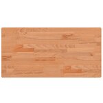 vidaXL Dessus de table 80x40x2 5 cm rectangulaire bois massif de hêtre