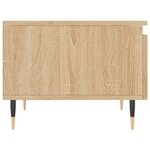 vidaXL Tables basses 2 Pièces chêne sonoma 50x46x35 cm bois d'ingénierie