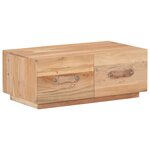vidaXL Table basse 90x50x35 cm Bois de récupération massif