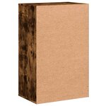 vidaXL Armoire de rangement chêne fumé 56 5x39x90 cm bois d'ingénierie