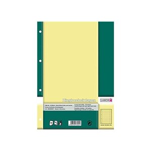 Pqt de 50 Feuillets mobiles PRO TERRA 70g A4 ligné perforé 2 marges LANDRÉ