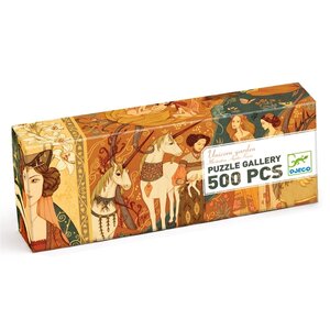 Djeco DJ07624 - Puzzle gallery unicorn garden 500 pièces et poster
