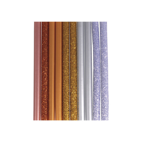 Bâtons colle pailletés p.pistol. à colle  Colore  10x0 7cm  10 pces