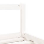 vidaXL Cadre de lit pour enfant blanc 80x160 cm bois de pin massif