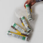 Lot de 1000 sachets plastiques à fermeture zip 280x400mm standard 50µ