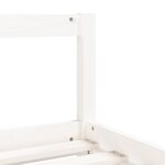 vidaXL Cadre de lit enfant tiroirs blanc 90x200 cm bois de pin massif