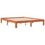 vidaXL Cadre de lit sans matelas cire marron 180x200cm bois pin massif