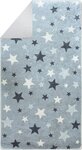 Tapis enfant Etoile 80 x 150 cm - Gris
