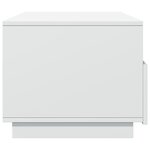 vidaXL Table basse avec lumières LED blanc 90x49x40 cm