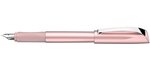 Stylo-plume ceod shiny brillant plume taille m + cartouche bleu roi  rose poudré x 10 schneider