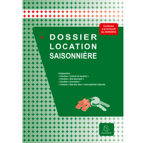 Dossier location saisonnière x 5 EXACOMPTA