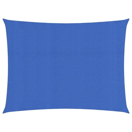 vidaXL Voile d'ombrage 160 g/m² Bleu 2 5x3 m PEHD