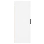 vidaXL Armoire murale blanc 34 5x34x90 cm bois d'ingénierie