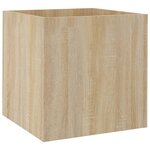 vidaXL Ensemble de meubles de couloir Chêne Sonoma Bois d'ingénierie