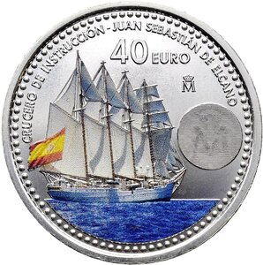 Pièce de monnaie en Argent 40 Euro g 18 Millésime 2025 JUAN SEBASTIÁN DE ELCANO
