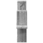 vidaXL Étagère murale sonoma gris 104 5x10x43 cm bois d'ingénierie