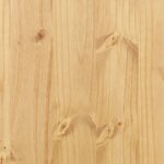 vidaXL Vitrine en verre Corona 99x43x187 cm bois massif de pin