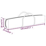 vidaXL Tente de réception pliable Crème 3x3 m