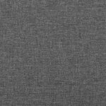 vidaXL Têtes de lit 2 Pièces Gris foncé 80x7x78/88 cm Tissu