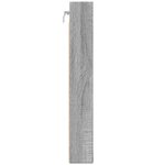vidaXL Armoire à vitrine sonoma gris 100x8 5x58 cm bois d'ingénierie