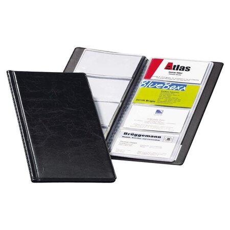 VISIFIX, porte-cartes, 57 x 90 mm, capacité de 96 cartes, noir