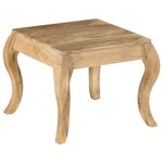 vidaXL Table d'appoint 45x45x40 cm Bois de manguier massif