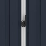 vidaXL Abri de jardin Anthracite 205x129x183 cm Acier galvanisé