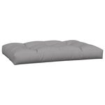 vidaXL Coussins de palette lot de 3 gris tissu