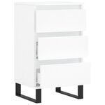 vidaXL Buffet blanc 40x35x70 cm bois d’ingénierie