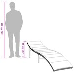 vidaXL Chaises longues lot de 2 et coussins gris clair résine tressée