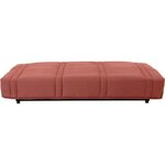 Banquette clic clac 3 places - Terracotta -193 x 92 cm - LENA