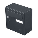 Boîte aux lettres Préface compact noir sablé ral 2100 ms