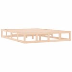 vidaXL Cadre de lit 120x200 cm Bois massif