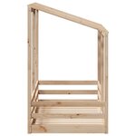 vidaXL Lit pour enfants avec toit 80x160 cm bois massif de pin