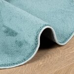 vidaXL Tapis OVIEDO à poils courts vert Ø 120 cm