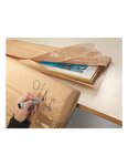(lot  1rl) film bulles kraft 100cmx100m