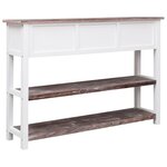 vidaXL Buffet Marron antique 108x30x76 cm Bois de Paulownia massif