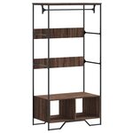 vidaXL Armoire chêne marron 90x50x180 cm bois d'ingénierie