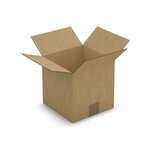 Carton d'emballage carré 20 x 20 x 20 cm - Simple cannelure
