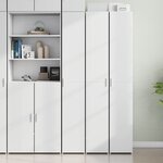 vidaXL Buffet haut blanc 30x42 5x185 cm bois d'ingénierie