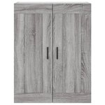 vidaXL Armoire murale sonoma gris 69 5x34x90 cm bois d'ingénierie