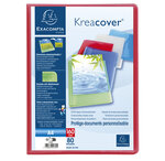 Protège-documents En Polypropylène Semi-rigide Kreacover® Chromaline 160 Vues - A4 - Couleurs Assorties - X 8 - Exacompta