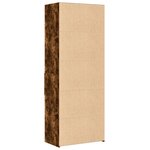 vidaXL Buffet haut chêne fumé 70x42 5x185 cm bois d'ingénierie