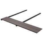 vidaXL Panneaux de terrasse et accessoires WPC 16m² 2 2 m Marron foncé