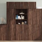 vidaXL Armoire de rangement chêne brun 70x42 5x225cm bois d'ingénierie
