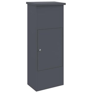 vidaXL Boîte de dépôt de colis Anthracite 44.5 x 29 x 110.5 cm Acier