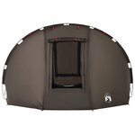 vidaXL Tente de pêche 5 personnes marron imperméable