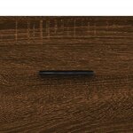 vidaXL Buffet haut chêne marron 69 5x31x115 cm bois d'ingénierie