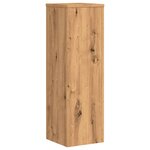 vidaXL Supports pour plantes 2 Pièces chêne artisanal bois d'ingénierie