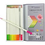 Coffret de 10 Crayons de Couleur IROJITEN  Volume 7  Couleurs lumineuses TOMBOW